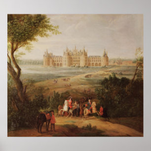 The Chateau de Chambord, 1722 Poster
