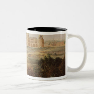 The Chateau de Chambord, 1722 Two-Tone Coffee Mug