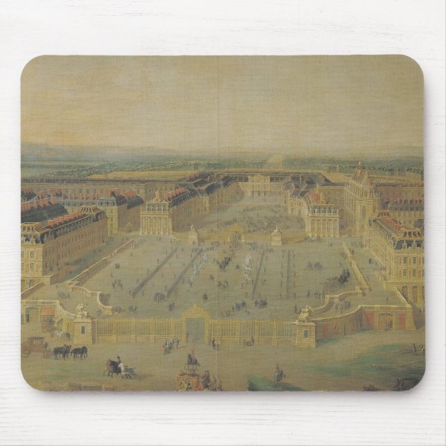 The Chateau de Versailles and the Place Mouse Pad (Front)