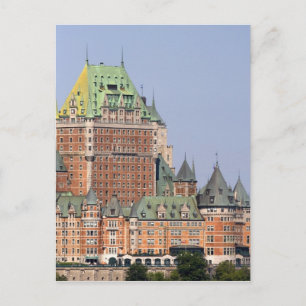 The Chateau Frontenac in Quebec City, Canada. Postcard