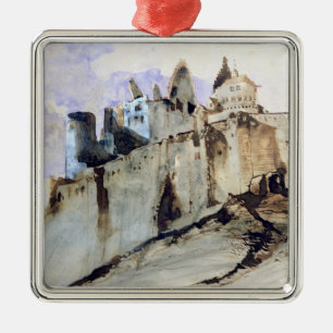 The Chateau of Vianden, 1871 Metal Ornament