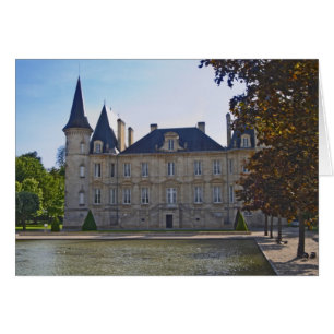 The Chateau Pichon Longueville Baron and pond