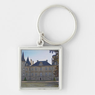 The Chateau Pichon Longueville Baron and pond Keychain
