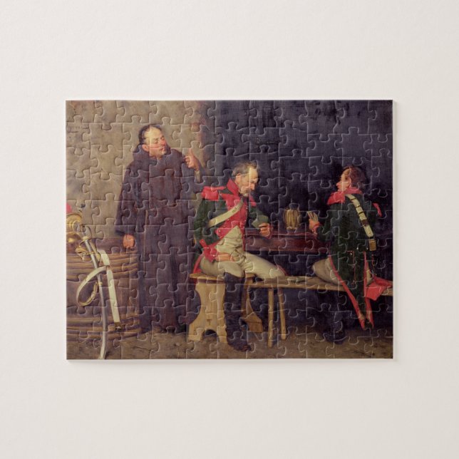 The Cheat (oil on canvas) (one of pair - See 19572 Jigsaw Puzzle (Horizontal)