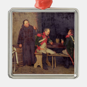 The Cheat (oil on canvas) (one of pair - See 19572 Metal Ornament