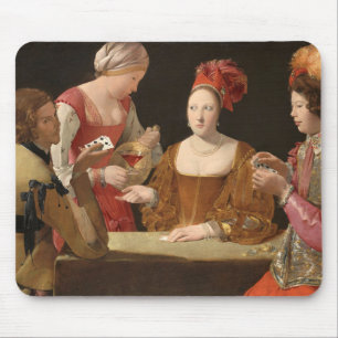 The Cheat with the Ace of Clubs, La Tour Mouse Pad