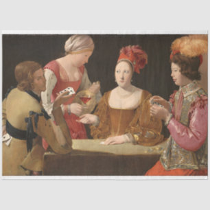 The Cheat with the Ace of Clubs, La Tour Tissue Paper