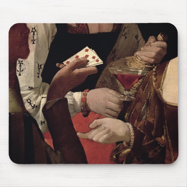 The Cheat with the Ace of Diamonds, detail of the Mouse Pad (Front)