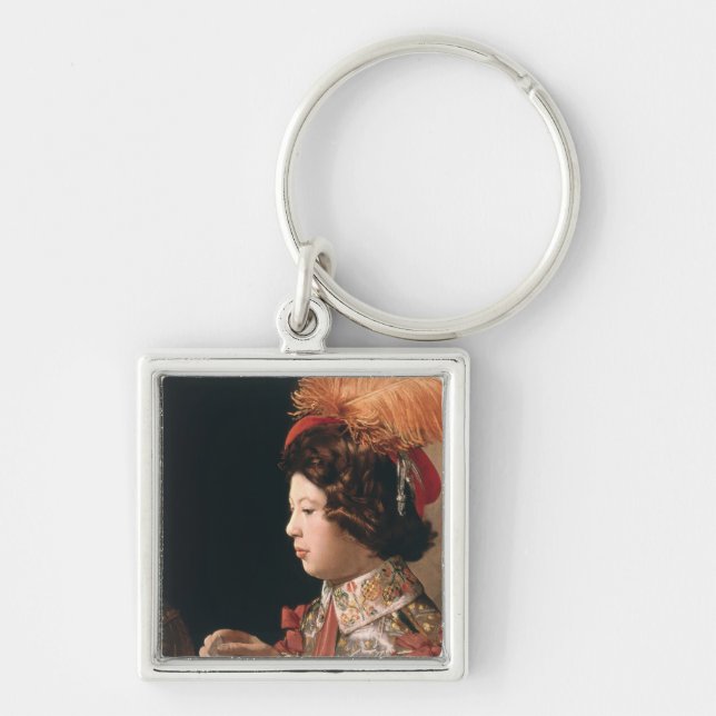 The Cheat with the Ace of Diamonds Keychain (Front)