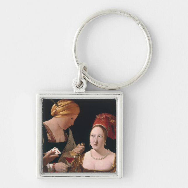 The Cheat with the Ace of Diamonds Keychain (Front)
