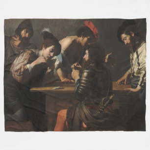 The Cheats, Mercenary Soldiers Playing Cards Fleece Blanket