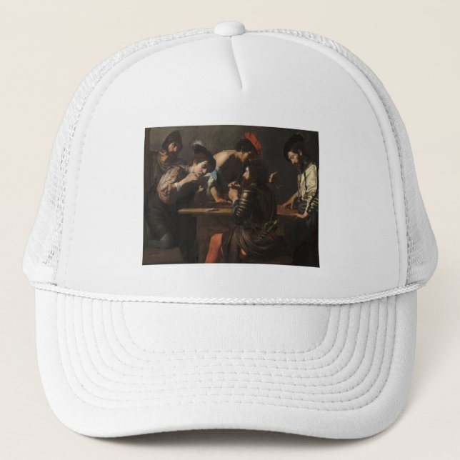 The Cheats, Mercenary Soldiers Playing Cards Trucker Hat (Front)