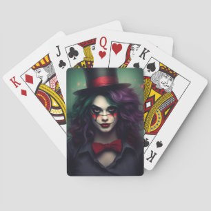 The Cheery Circus Queen" Playing Cards