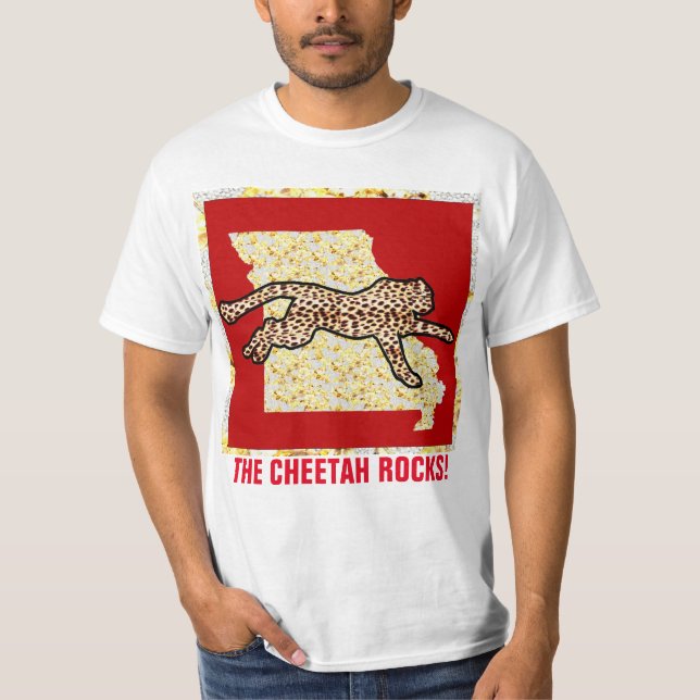THE CHEETAH ROCKS! T-Shirt (Front)