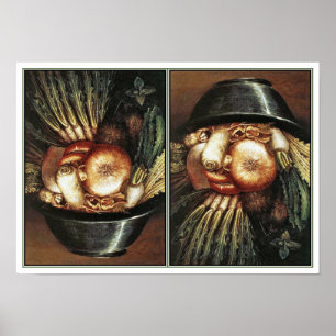 The Chef by Giuseppe Arcimboldo Poster