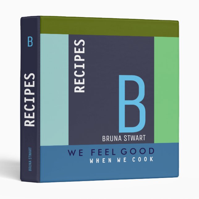 the chef recipes-book binder (Front/Spine)