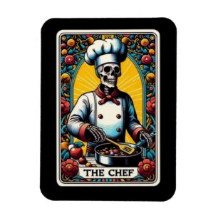 The Chef Tarot Card Magnet