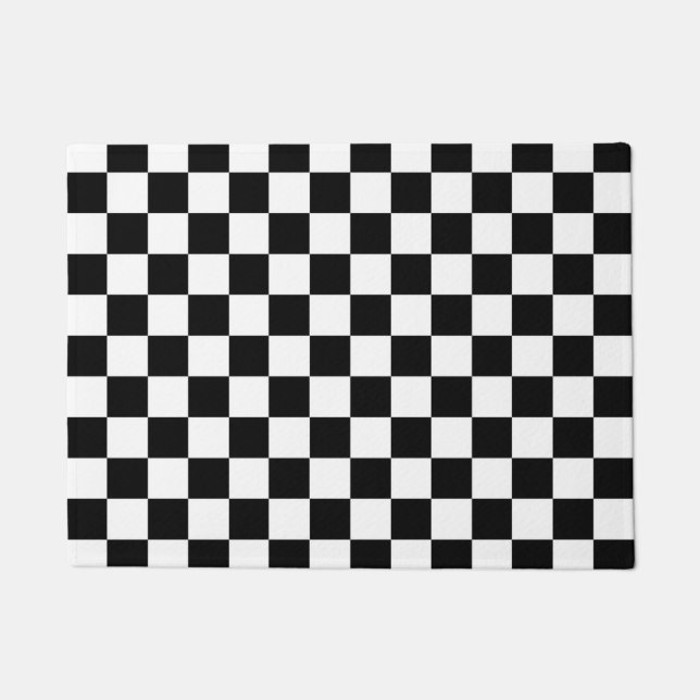 The Chequered Flag Doormat (Front)