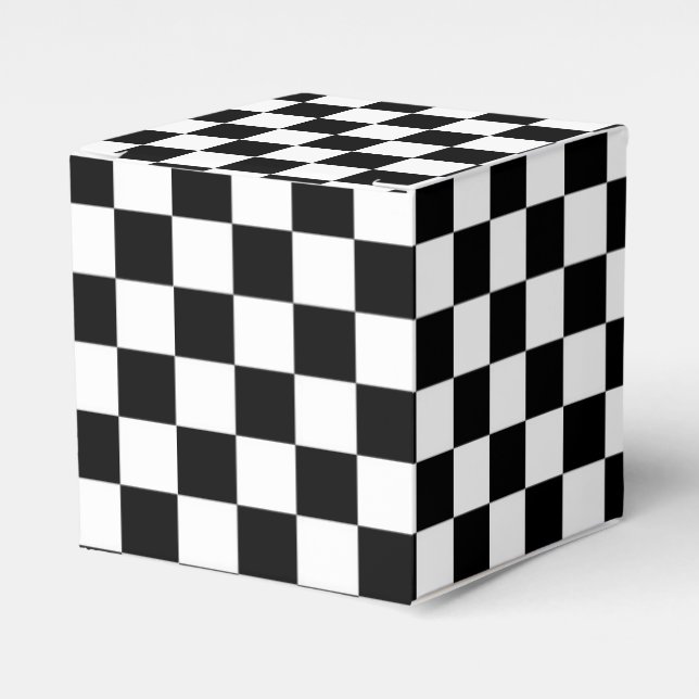 The Chequered Flag Favor Box (Front Side)
