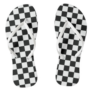 The Chequered Flag Flip Flops