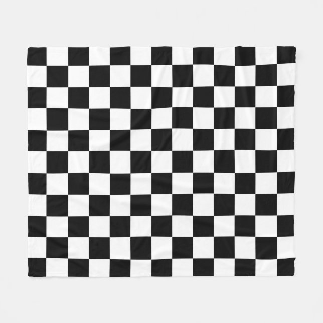 The Chequered Flag Sport Design Fleece Blanket (Front (Horizontal))