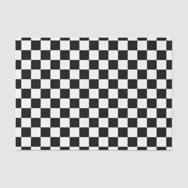 The Chequered Flag Tissue Paper (Front)