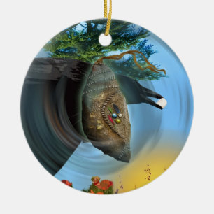 The Cherokee Chrysalis Ceramic Ornament