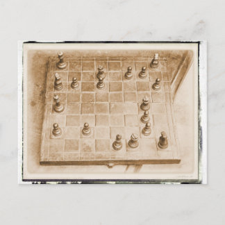 The Chess Game Postcard