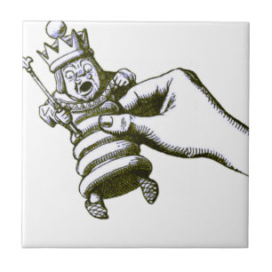 The Chess King Tenniel Tile
