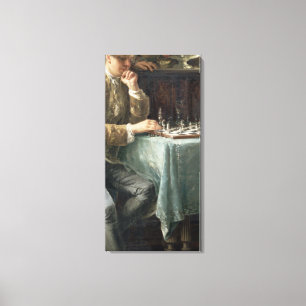 The Chess Players, 1887 Canvas Print