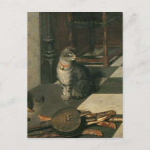 The Chess Players, c.1670 Postcard