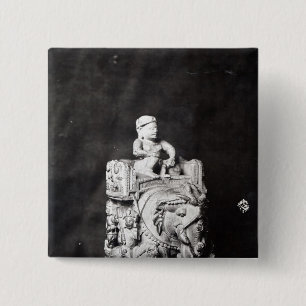 The Chessboard of Charlemagne' 2 Inch Square Button