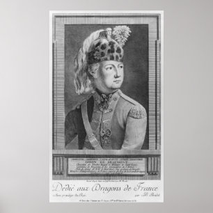 The Chevalier d'Eon as a Dragoon, 1779 Poster