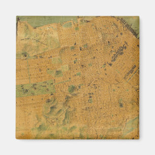 The Chevalier  Map of San Francisco Magnet