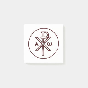 The Chi-Rho Christogram symbol  Post-it Notes