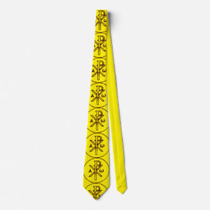 The Chi-Rho Christogram symbol  Tie
