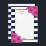 The Chic Modern Luxe Wedding Collection Pink Roses Advice Card<br><div class="desc">Celebrate in style with these chic advice cards. The simple yet stylish design will allow your guests to write a note of advice for you to keep and read over in years to come. The wording is easy to personalize so these cards can quickly be transformed into advice cards for...</div>