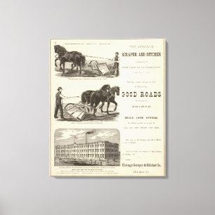 The Chicago Scraper and Ditcher Canvas Print