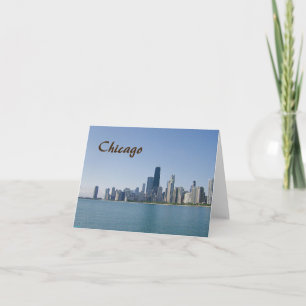 The Chicago Skyline Card