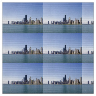 The Chicago Skyline Fabric