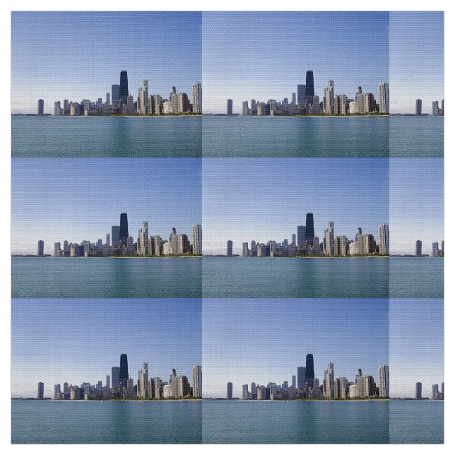 The Chicago Skyline Fabric (Swatch)