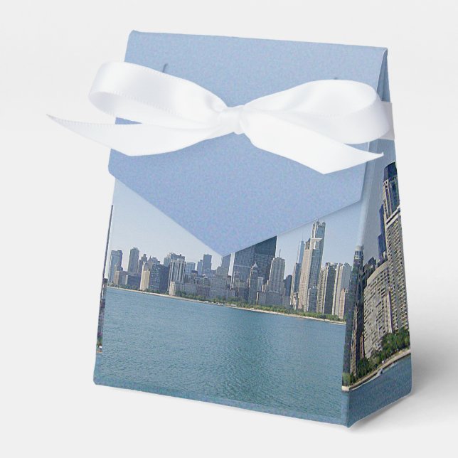 The Chicago Skyline Favor Box (Front Side)
