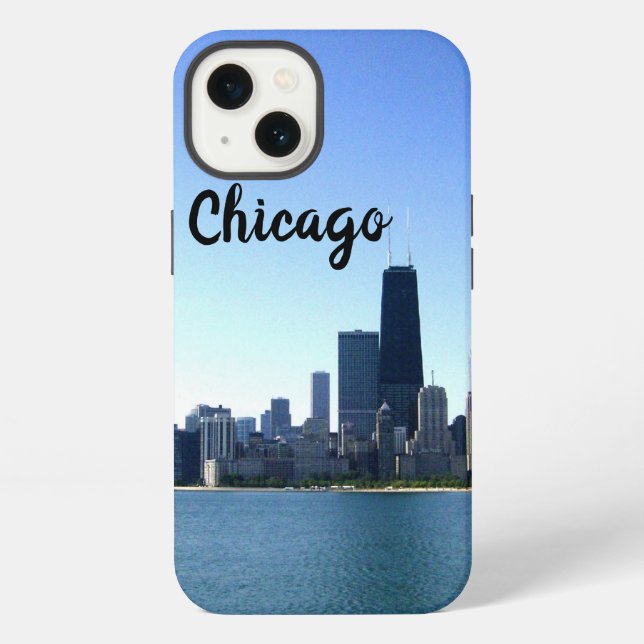 The Chicago Skyline iPhone Case (Back)