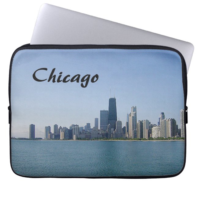 The Chicago Skyline Laptop Sleeve (Front)