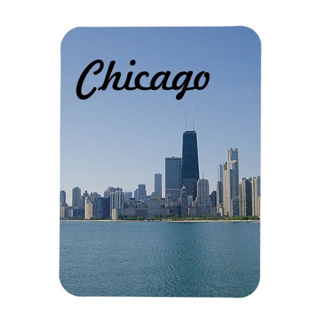 The Chicago Skyline Magnet (Vertical)