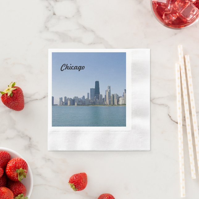 The Chicago Skyline Napkin (Insitu)