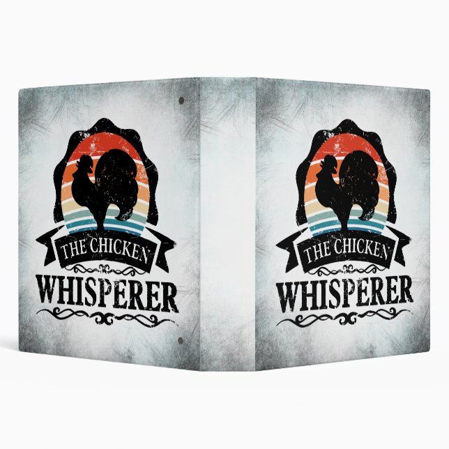 The Chicken Whisperer Funny Binder (Background)