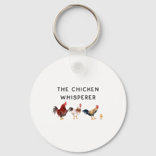 The Chicken Whisperer Funny  Keychain