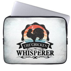 The Chicken Whisperer Funny Laptop Sleeve