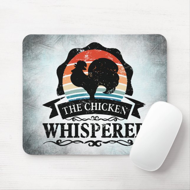 The Chicken Whisperer Funny Mouse Pad (With Mouse)